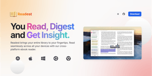 Thumbnail of GitHub - readest/readest: Readest is a modern, feature-rich ebook reader designed for avid readers offering seamless cross-platform access, powerful tools, and an intuitive interface to elevate your reading experience.