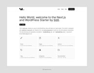 Thumbnail of WordPress & Next.js Starter by 9d8