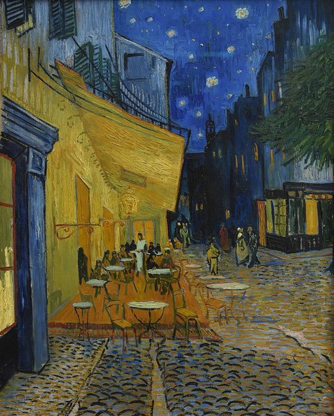 Thumbnail of File:Vincent van Gogh (1853-1890) Caféterras bij nacht (place du Forum) Kröller-Müller Museum Otterlo 23-8-2016 13-35-40.JPG - Wikimedia Commons