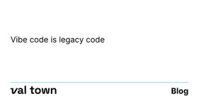 Thumbnail of Vibe Code Is Legacy Code