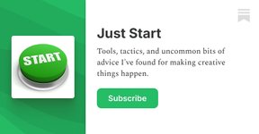 Thumbnail of Just Start | Joel Snape | Substack