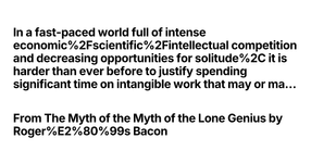 Thumbnail of In a fast-paced world full of intense economic/scientific/in...