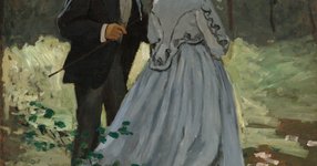 Thumbnail of Bazille and Camille (Study for "Déjeuner sur l'Herbe") by Claude Monet