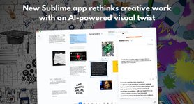Thumbnail of Sublime app rethinks creative work with an AI-powered visual twist