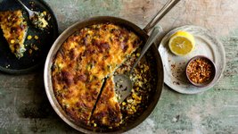 Thumbnail of Savory Clafoutis With Corn and Swiss Chard Recipe