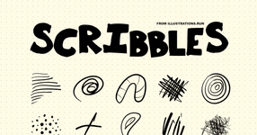 Thumbnail of Free SVG Illustrations. Scribbles.