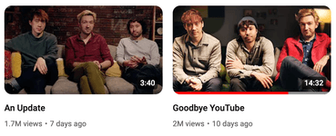 Thumbnail of Another YouTuber couch apology