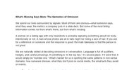 Thumbnail of What’s Missing Says More