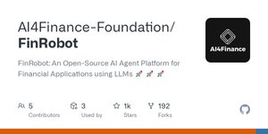 Thumbnail of GitHub - AI4Finance-Foundation/FinRobot: FinRobot: An Open-Source AI Agent Platform for Financial Applications using LLMs 🚀 🚀 🚀