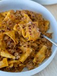 Thumbnail of Creamy Sausage Pasta Recipe | Simple Home Edit