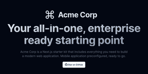 Thumbnail of GitHub - juliusmarminge/acme-corp