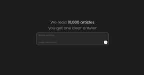Thumbnail of We read 10,000 articles you get one clear answer