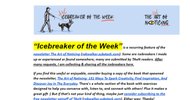 Thumbnail of ICEBREAKERS, via The Art of Noticing by Rob Walker