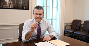 Thumbnail of Pete Hegseth Is Playing Secretary