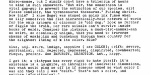 Thumbnail of revenge of the platypus