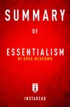 Cover of Summary of Essentialism: by Greg McKeown | Includes Analysis