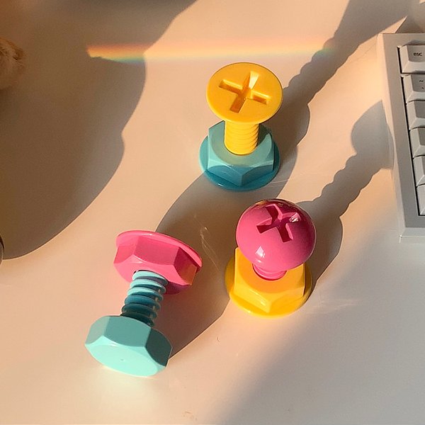 Thumbnail of Colorful Plastic Screw Hooks