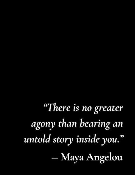 Thumbnail of there is no greater agony than an untold story inside you - Google Search