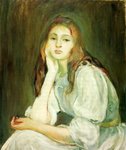 Thumbnail of Berthe Morisot – Julie Daydreaming (1894)