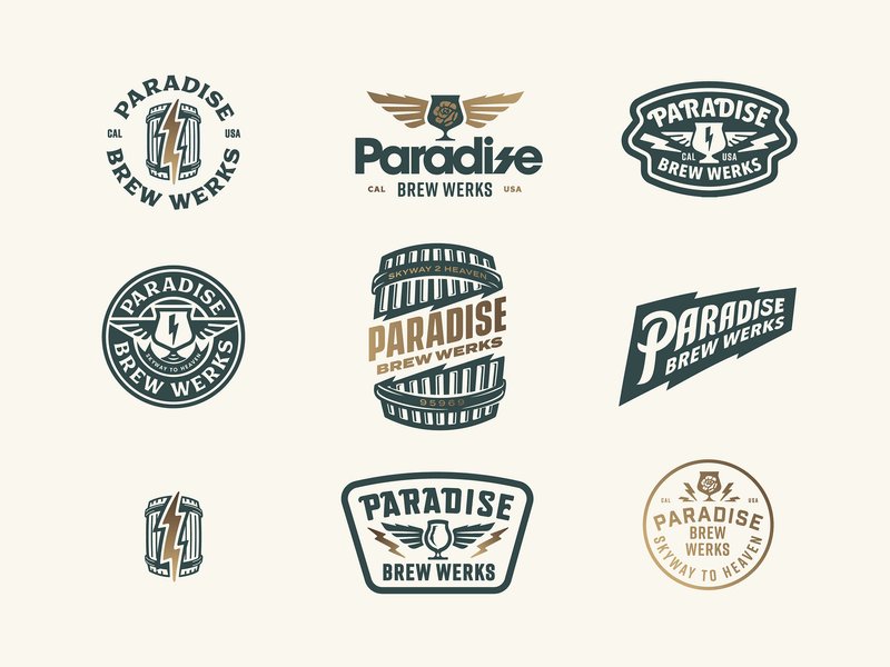 Thumbnail of Paradise Brew Werks Logo Design