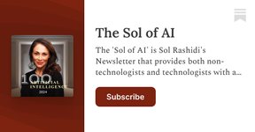 Thumbnail of The Sol of AI | Sol Rashidi | Substack