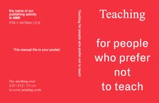 Thumbnail of Teaching for people who prefer not to teach – and