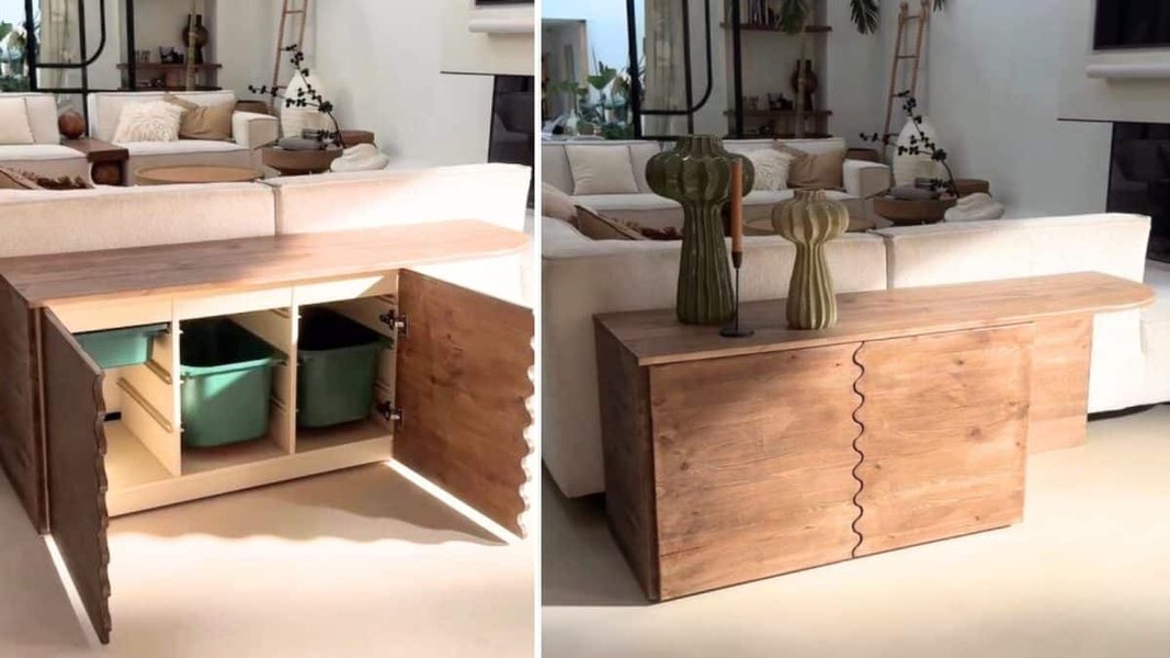 Thumbnail of You’d Never Guess This Chic Console Is Actually a Kids’ Desk