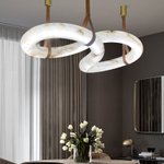 Thumbnail of Contemporary Nordic Alabaster Chandelier