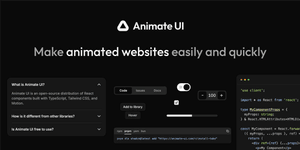 Thumbnail of Animate UI