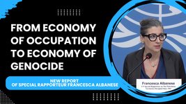 Thumbnail of A/HRC/59/23: From economy of occupation to economy of genocide - Report of the Special Rapporteur on the situation of human rights in the Palestinian territories occupied since 1967 (Advance unedited...