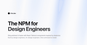 Thumbnail of 21st.dev - The NPM for Design Engineers