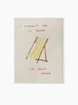 Thumbnail of Half Stuck Deck Chair Art Print | The Go-To