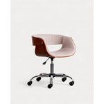 Thumbnail of Berlin Verstellbarer Schreibtischstuhl aus Holz und Stoff