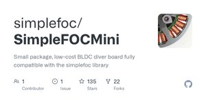 Thumbnail of GitHub - simplefoc/SimpleFOCMini: Small package, low-cost BLDC diver board fully compatible with the simplefoc library