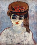 Thumbnail of Woman with Cherries on Her Hat, 1905 - Kees van Dongen - WikiArt.org