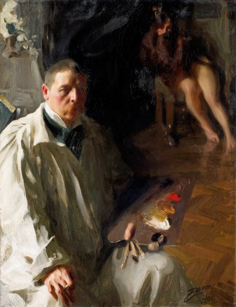 Thumbnail of anders zorn self portrait - Google Search