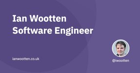 Thumbnail of Ian Wootten — Software Developer, Cardiff
