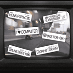 Thumbnail of 𝔦 ❤ 𝔠𝔬𝔪𝔭𝔲𝔱𝔢𝔯 ~ bumper stickers