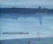Thumbnail of Nocturne: Blue and Silver - Chelsea - James Abbott McNeill Whistler - Google Arts & Culture
