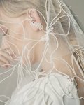 Thumbnail of KIA BEADED FLOWERS WEDDING VEIL