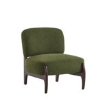 Thumbnail of Easton Green Modern Boucle Lounge Chair with Solid Wood Frame