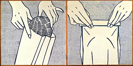 Thumbnail of Bread in bag, 1961 - Roy Lichtenstein - WikiArt.org
