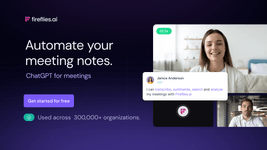 Thumbnail of Fireflies.ai | AI notetaker to transcribe, summarize, analyze meetings