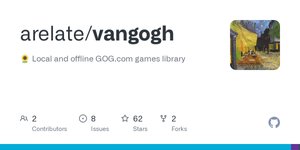 Thumbnail of GitHub - arelate/vangogh: π» Local and offline GOG.com games library