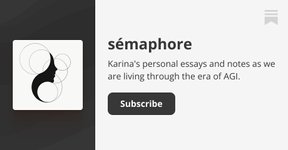 Thumbnail of sémaphore | Karina Nguyen | Substack