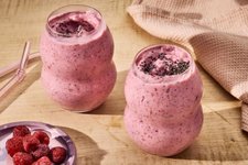 Thumbnail of This Creamy Raspberry-Peach Chia Seed Smoothie Is Packed with 21 Grams of Fiber