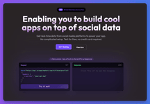 Thumbnail of Real time social media scraping API's
