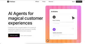 Thumbnail of Chatbase | The complete platform for chat-based AI Agents