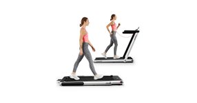 Thumbnail of Goplus 2 in 1 Folding Treadmill, 2.25HP Superfit Under Desk Electric Treadmill, Installation-Free with Remote Control, APP Control and LED Display, Walking Jogging for Home Office