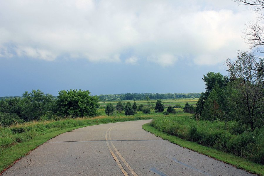Thumbnail of File:Gfp-wisconsin-richard-bong-state-recreation-area-main-road-view.jpg